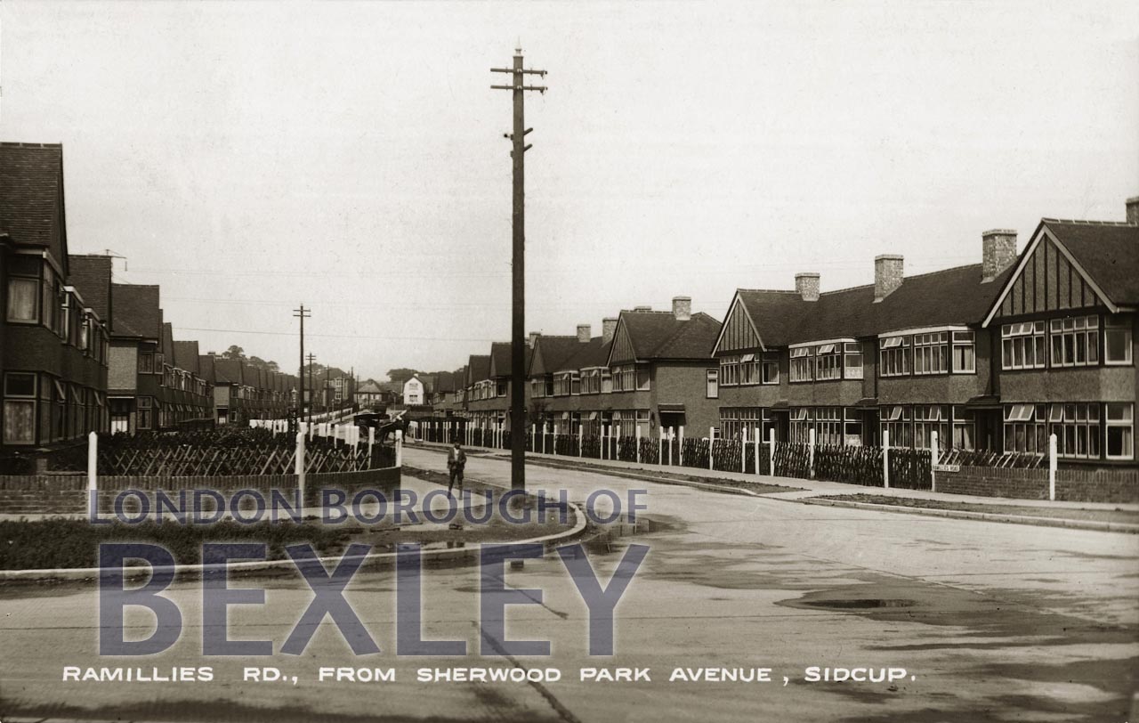 PCD_898 Ramillies Rd., from Sherwood Park Avenue, Sidcup 1930 Bexley
